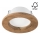 Світлодіодний вбудований світильник WOODY SPOT LED/5,5W/230V 4000K волоський горіх ø 10 cm