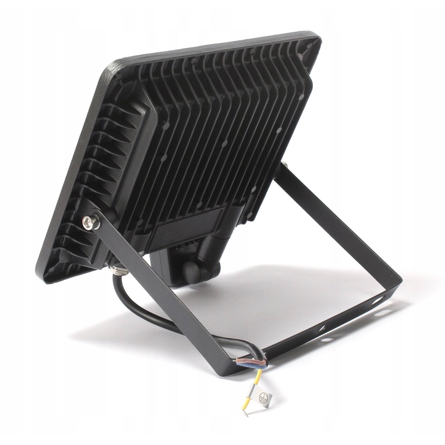 LED-прожектор для зовнішнього використання з датчиком руху та датчиком сутінків LED/100W/230V 4500K IP65 чорний