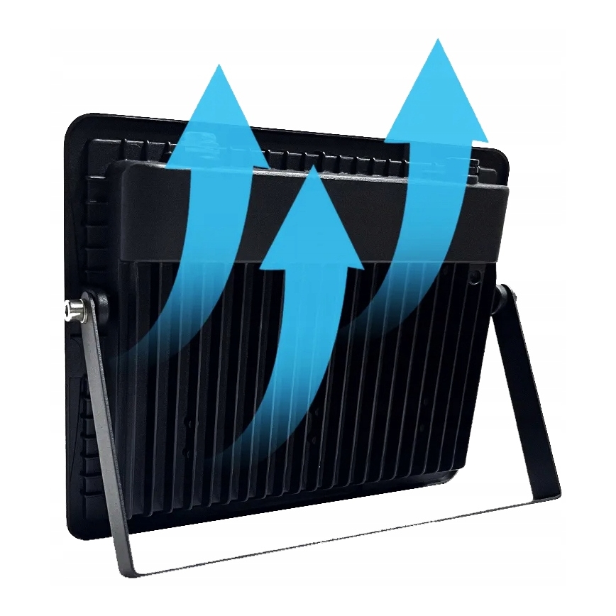 LED-прожектор для зовнішнього використання з датчиком руху та датчиком сутінків LED/100W/230V 4500K IP65 чорний