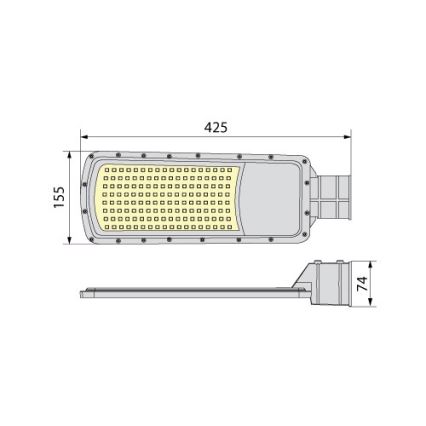 Світлодіодний вуличний світильник NOVUM PLUS LED/100W/230V IP65 4000K