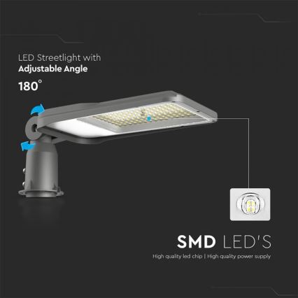 Світлодіодний вуличний ліхтар SAMSUNG CHIP LED/100W/230V 6500K IP65
