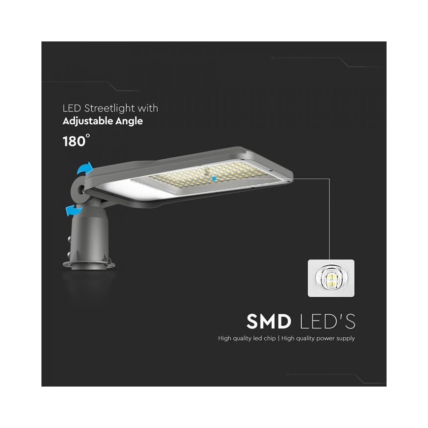 Світлодіодний вуличний ліхтар SAMSUNG CHIP LED/100W/230V 6500K IP65