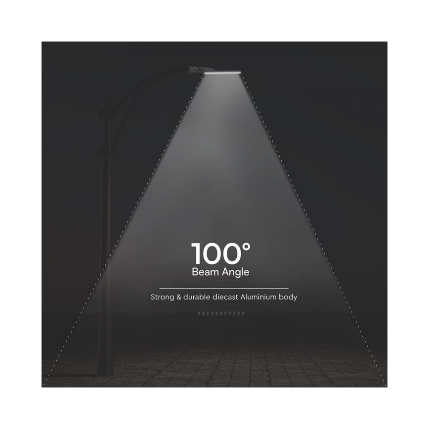 Світлодіодний вуличний ліхтар SAMSUNG CHIP LED/100W/230V 6500K IP65