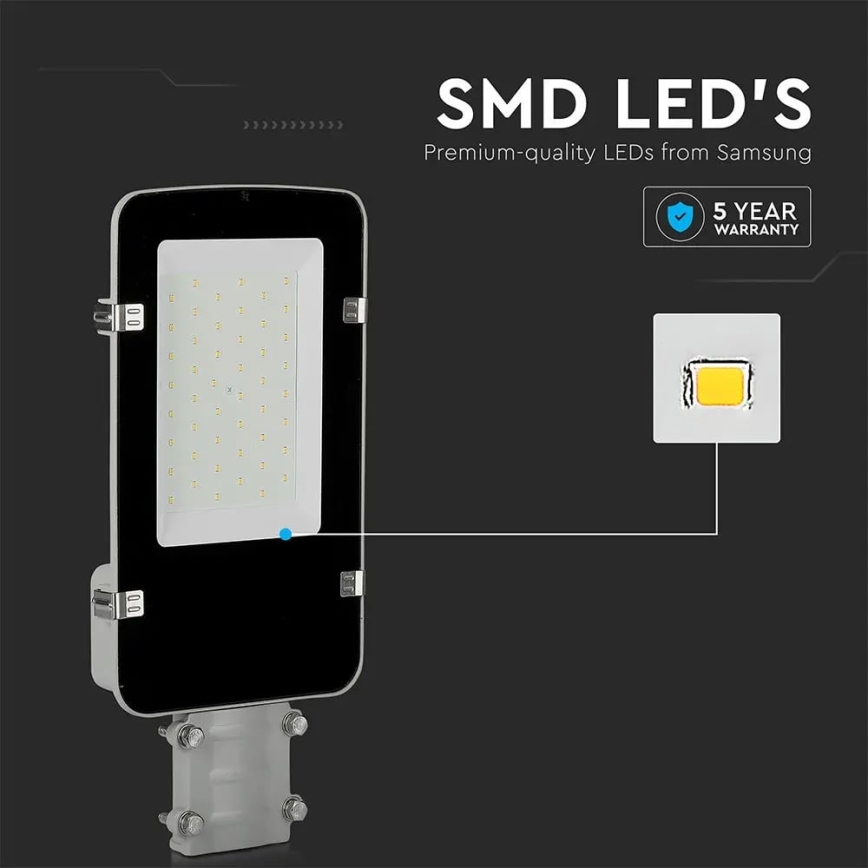 Світлодіодний вуличний ліхтар SAMSUNG CHIP LED/30W/230V 6400K IP65