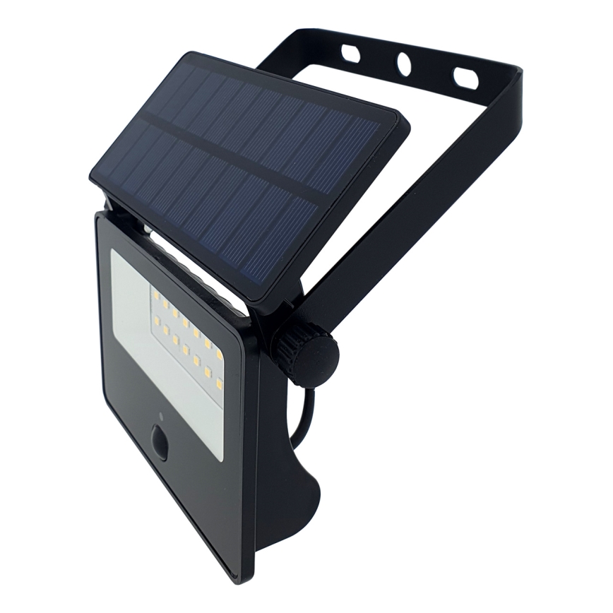 Світлодіодний вуличний прожектор на сонячній батареї з датчиком LED/2W/3,7V 4200K IP44