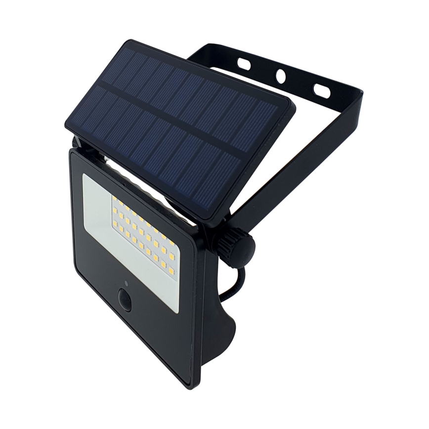Світлодіодний вуличний прожектор на сонячній батареї з датчиком LED/5W/3,7V 4200K IP44