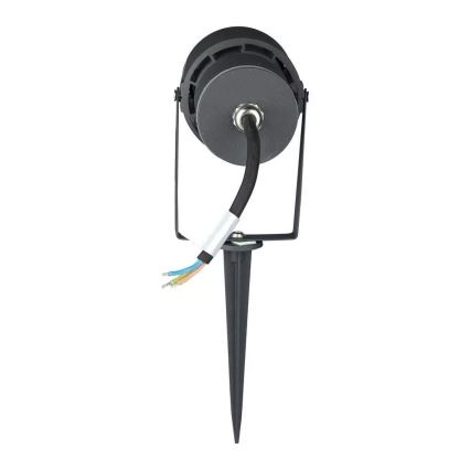 Світлодіодний вуличний світильник LED/12W/100-240V IP65 сірий - зелений світло