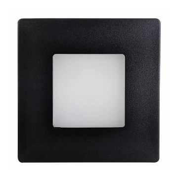 Світлодіодний зовнішній сходовий світильник DECENTLY LED/2,5W/230V 4000K IP44 чорний
