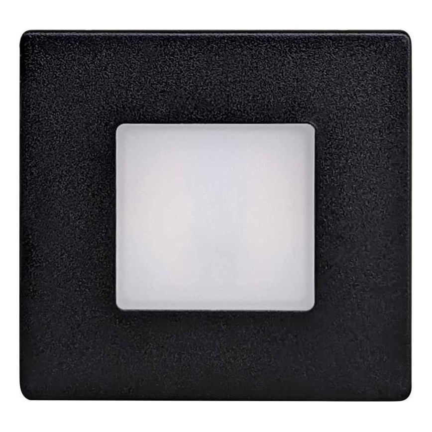 Світлодіодний зовнішній сходовий світильник LED/1,7W/230V 3000/4000/6000K IP54 чорний