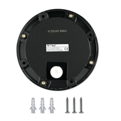 Світлодіодний зовнішній сходовий світильник LED/2W/230V IP65 4000K чорний
