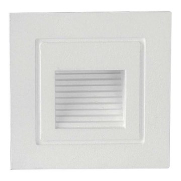 Світлодіодний зовнішній сходовий світильник LED/3W/230V 3000K IP65 білий