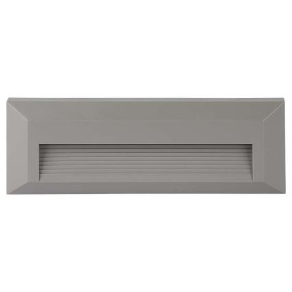 Світлодіодний зовнішній сходовий світильник LED/3W/230V 4000K IP65 сірий