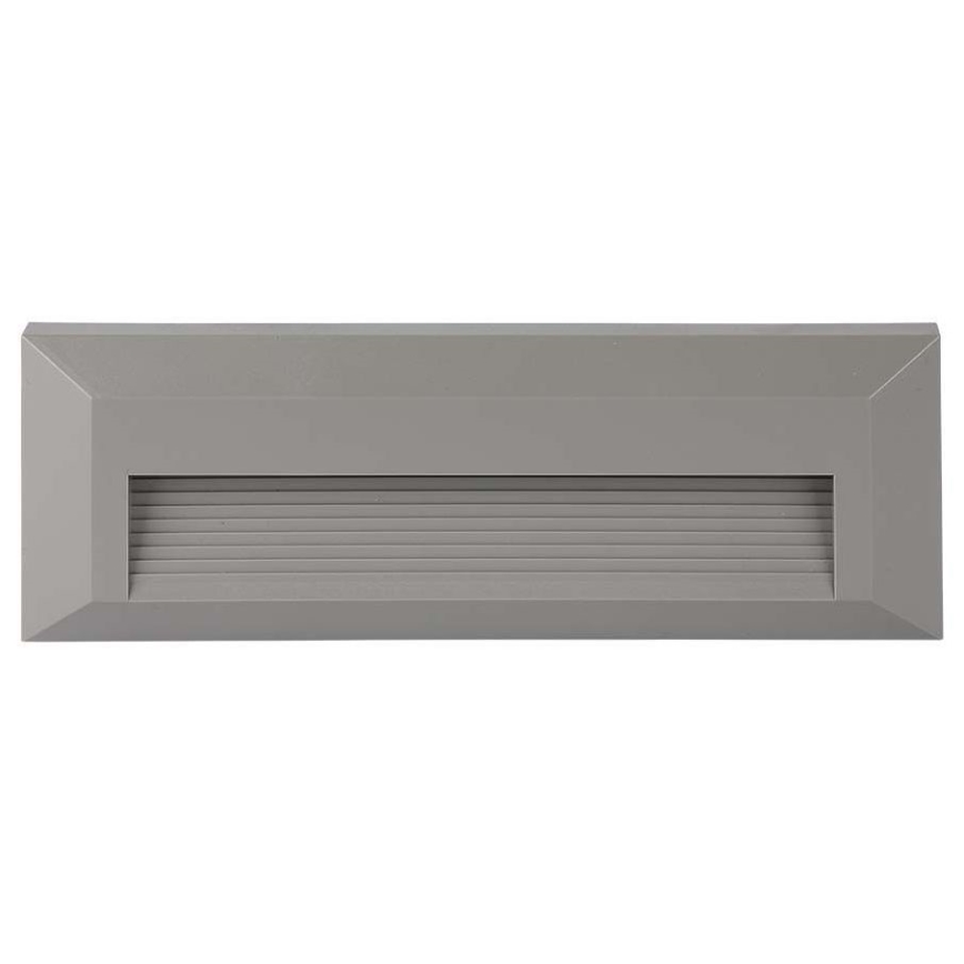 Світлодіодний зовнішній сходовий світильник LED/3W/230V 4000K IP65 сірий