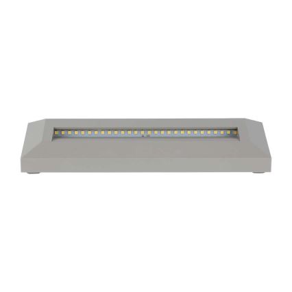 Світлодіодний зовнішній сходовий світильник LED/3W/230V IP65 3000K сірий