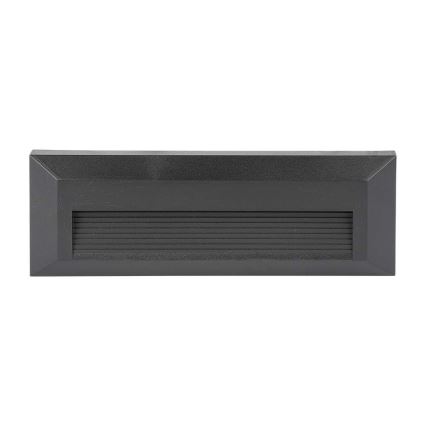 Світлодіодний зовнішній сходовий світильник LED/3W/230V IP65 4000K чорний