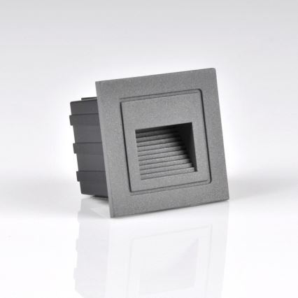 Світлодіодний зовнішній сходовий світильник Q6 LED/3W/230V IP44