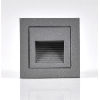Світлодіодний зовнішній сходовий світильник Q6 LED/3W/230V IP44