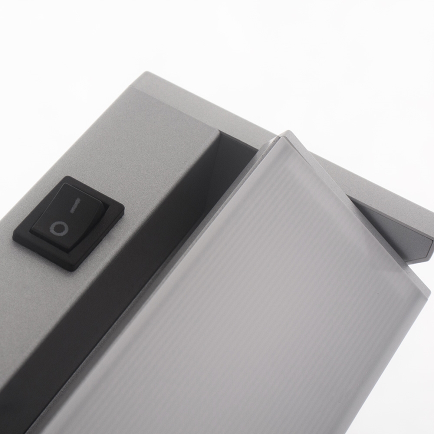 Світлодіодний кухонний точковий для підсвітки стільниці LED/10W/230V срібна