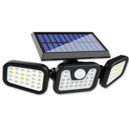 LED Гнучкий сонячний прожектор з датчиком LED/15W/3,7V IP54 4500K