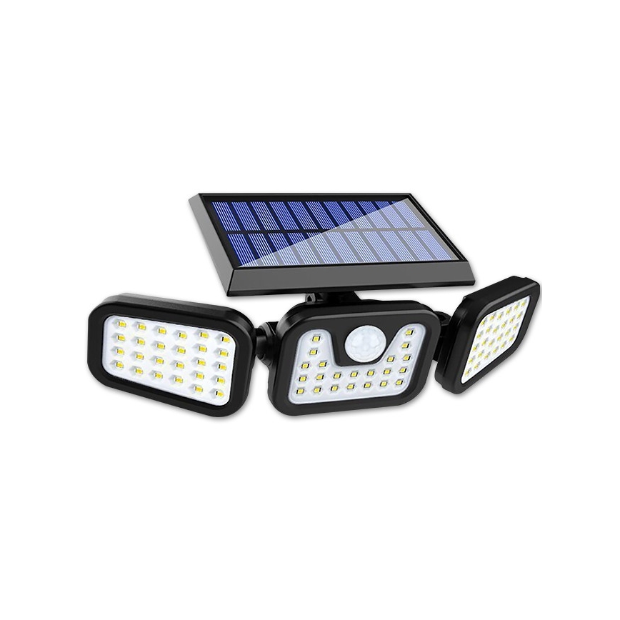 LED Гнучкий сонячний прожектор з датчиком LED/15W/3,7V IP54 4500K