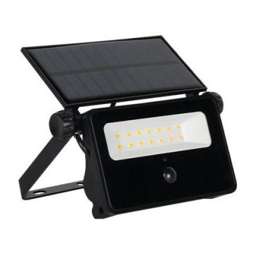 Світлододний прожектор з датчиком на сонячній батареї LED/20W/5,5V IP65