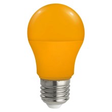 Світлодіодна лампочка A50 E27/4,9W/230V помаранчева