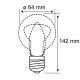 Світлодіодна лампочка INNER ST64 E27/3,5W/230V 1800K - Paulmann 28886