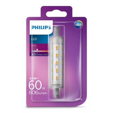 Світлодіодна лампочка Philips LINEAR  R7s/6,5W/230V 3000K 118 мм