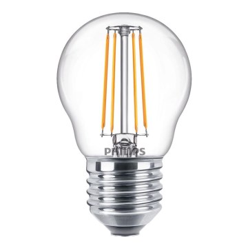 Світлодіодна лампочка з регулюванням яскравості VINTAGE Philips P45 E27/4,5W/230V 4000K