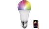 Світлодіодна RGB лампочка з регулюванням яскравості GoSmart A60 E27/9W/230V 2700-6500K Tuya