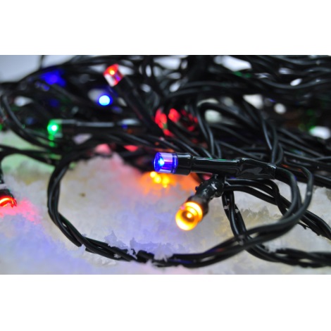 Світлодіодна вулична різдвяна гірлянда 200xLED/8 функцій IP44 25м кольоровий