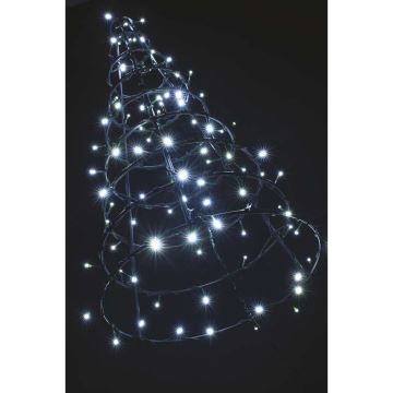 Світлодіодна вулична різдвяна гірлянда CHAIN 8m 80xLED/3,6W/230V IP44