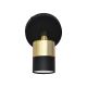 Світлодіодний настінний точковий світильник TUBSSON 1xGU10/6,5W/230V чорний/золотий