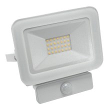 Світлодіодний прожектор з датчиком LED/20W/265V 1800lm білий IP65
