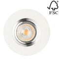 Світлодіодний підвісний стельовий світильник VITAR 1xGU10/5W/230V бетон – сертифіковано FSC