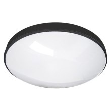Світлодіодний стельовий світильник для ванної кімнати CIRCLE LED/24W/230V 4000K діаметр 37 см IP44 чорний