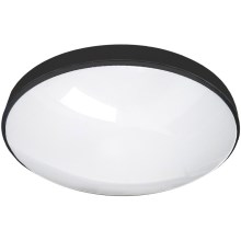 Світлодіодний стельовий світильник для ванної кімнати CIRCLE LED/36W/230V 4000K діаметр 45 см IP44 чорний