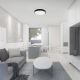 Світлодіодний стельовий світильник для ванної кімнати LED/18W/230V 3000K IP44 чорний