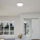 Світлодіодний стельовий світильник для ванної кімнати LED/48W/230V 4000K IP44 чорний