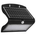 Світлодіодний світильник на сонячній батареї з датчиком руху LED/6,8W/4000 mAh 3,7V IP65