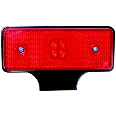 Світлодіодний світловідбивач SINGLE LED/0,2W/12-24V IP67 червоний