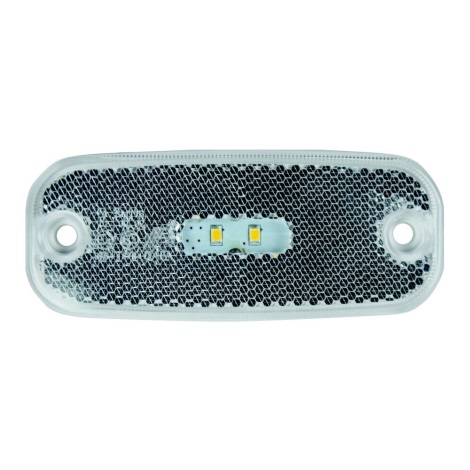 Світлодіодний світловідбивач SINGLE LED/0,2W/12-24V IP67 срібний