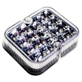 Світлодіодний світловідбивач SINGLE LED/1W/12V IP67 срібний