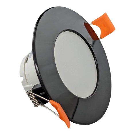 Світлодіодний вбудований світильник для ванної кімнати LED/8W/230V 4000K IP65 чорний
