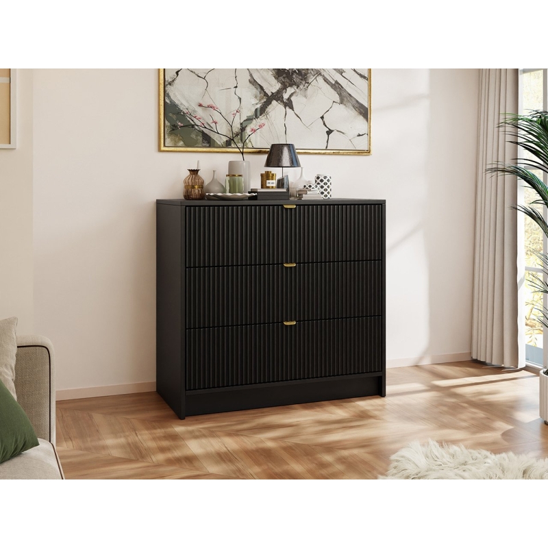 Шкаф TIRENO 75x80 см черный