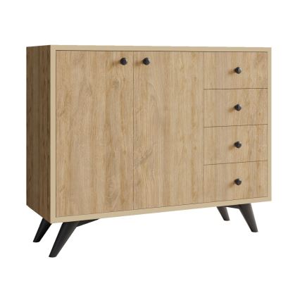 Шкаф WAGA 82x100 см коричневый