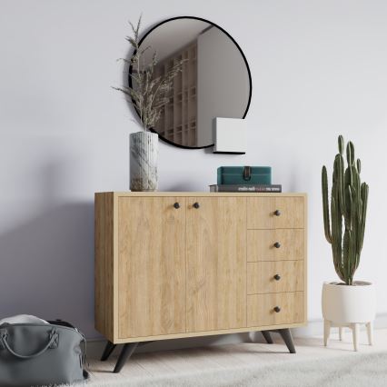 Шкаф WAGA 82x100 см коричневый