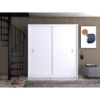 Шкаф-купе SAPHIRA 203x215 см белый