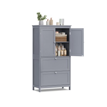 Шкафчик для ванной MOKU 60x30 см, серый