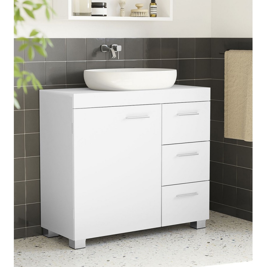 Шкафчик для ванной NICO белый